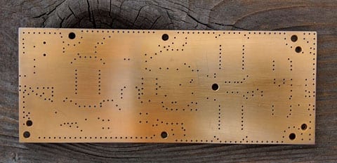 Bottom Side of the high power RF amplifier