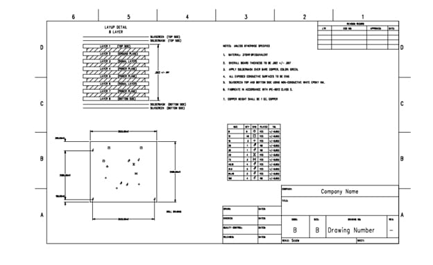 Fabrication Drawing Example