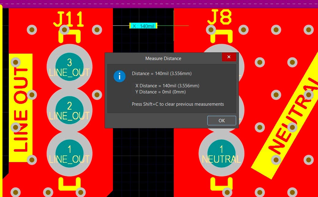 design 240vac input power and 3mm creepage spacing