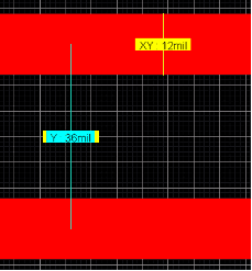 example differential pair 12mil traces 36mil spacing